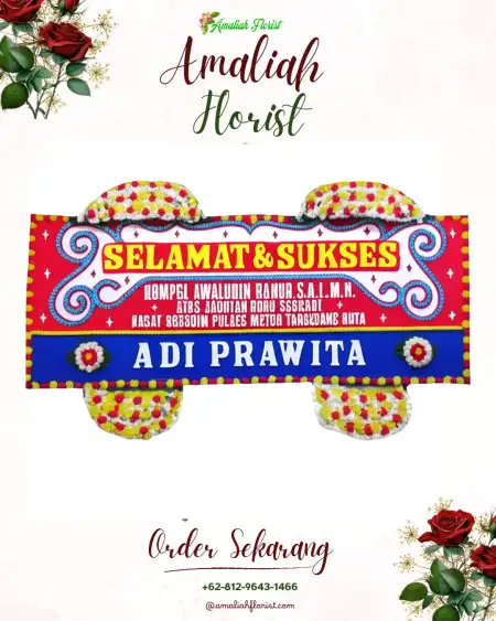 Papan Bunga Ucapan Selamat Cananggela